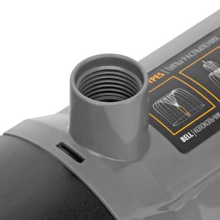 Насос фонтанный DENZEL FNP31-24, 31 Вт, подъем 2,4 м, 1500 л/ч, колокольчик/2 каскада/гейзер