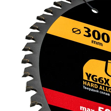 Пильный диск по дереву DENZEL ф300 х 30 мм, 60 зубьев