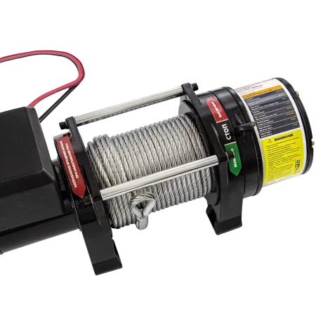 Лебедка автомобильная электрическая DENZEL LB-2000, 2.2 т, 3.2 кВт, 12В