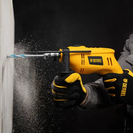 Ударная дрель DENZEL ID-550, 550 Вт, 0-2900 об/мин, 46400 уд/мин