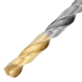 Набор сверл по металлу DENZEL, 2-8мм, Р6М5К8-TiN, Golden Tip, 6 шт