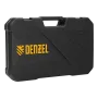 Набор инструментов DENZEL 1/2", 1/4", CrV, S2, пластиковый кейс, 64 предмета