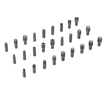 Набор инструментов DENZEL 1/2", 1/4", CrV, S2, пластиковый кейс, 194 предмета