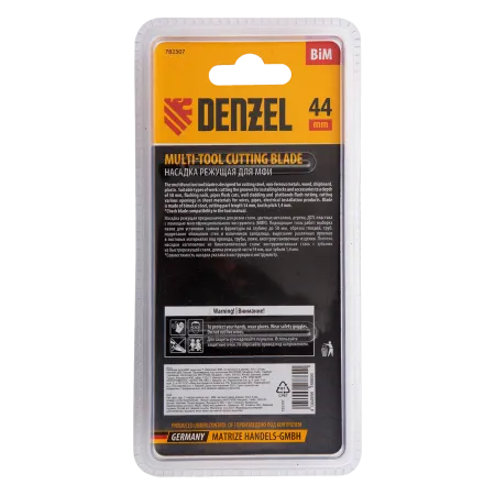 Насадка для МФИ DENZEL 782307 режущая, BiM, по металлу, дереву, пластику, 44 x 1.4 мм