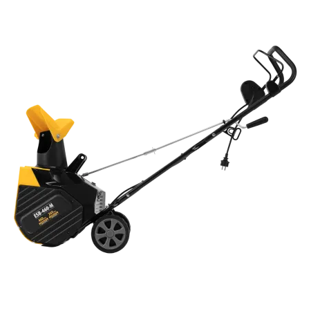 Снегоуборщик электрический DENZEL ESB-460-M, 1.8 кВт, металлический шнек, LED фара