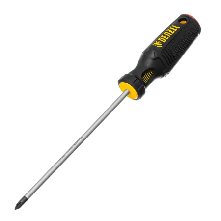 Отвертка DENZEL PH1х150 мм, S2, 3к рукоятка