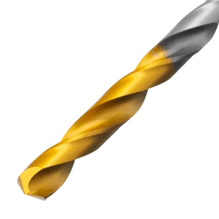Сверло спиральное по металлу DENZEL 5,5 х 139 мм, Р6М5, Golden Tip, удлиненное