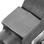 Тиски слесарные DENZEL BVH-125, 125 мм, поворотные, стальная направляющая, с наковальней