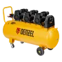 Компрессор безмасл. малошумн. DENZEL DLP-4500/150, 4,5 кВт, 3х1,5 кВт,150 л, 2850 об/мин,750 л/мин