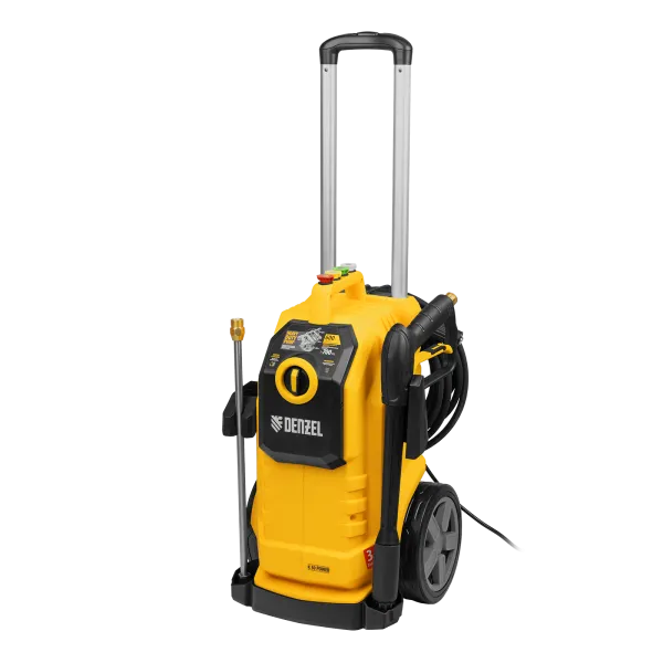 Моечная машина высокого давления DENZEL K 50 Power, 2100 Вт, 150 бар, 600 л/ч, асинхронный двигатель