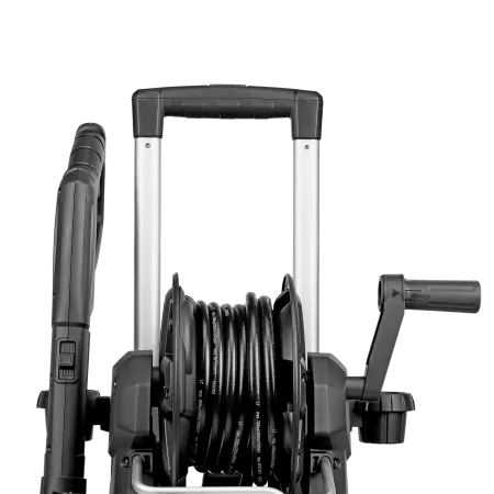 Моечная машина высокого давления DENZEL R-200D, 2400 Вт, 200 бар, 420 л/ч, с барабаном