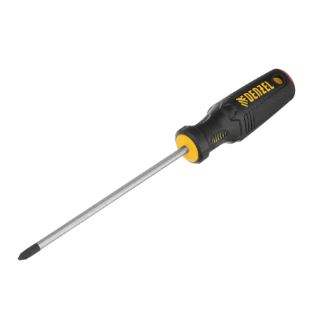 Отвертка DENZEL PH2х150 мм, CrV, трехкомпонентная рукоятка