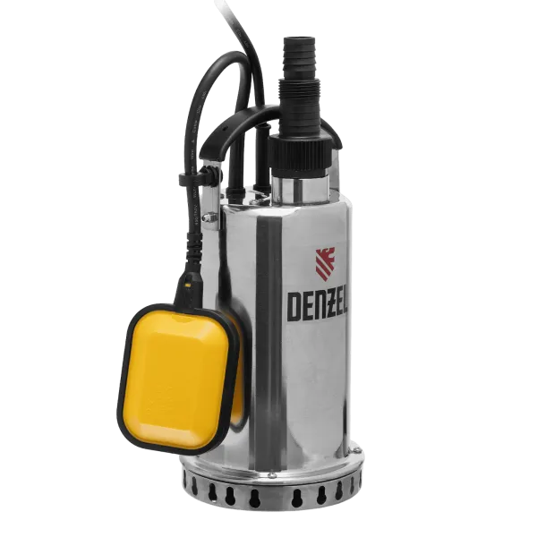 Дренажный насос DENZEL DP600X, 600 Вт, высота подъема 7.5 м, 8500 л/ч