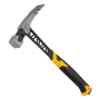 Молоток каменщика DENZEL 680 г, цельнокованый, двухкомпонентная обрезиненная рукоятка