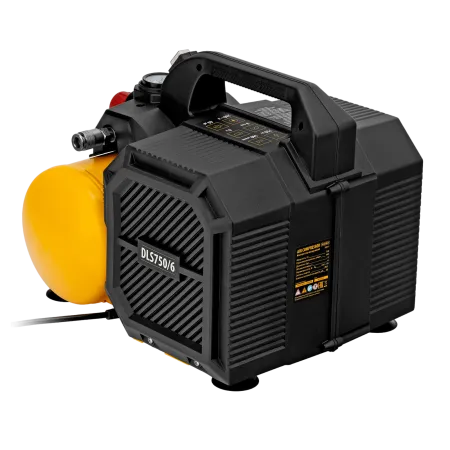 Компрессор DENZEL DLS750/6 безмасляный малошумный 750 Вт, 140 л/мин,ресивер 6 л