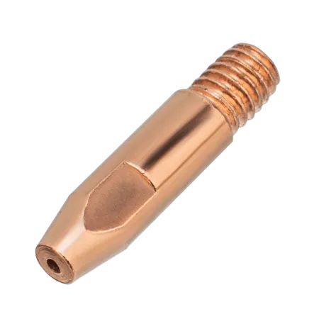 Токосъемный наконечник под проволоку DENZEL 1,2 мм, М6х28, E-CU, 20 шт для MIG горелки тип 24