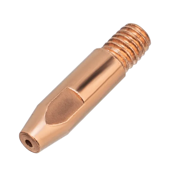 Токосъемный наконечник под проволоку DENZEL 1,2 мм, М6х28, E-CU, 20 шт для MIG горелки тип 24