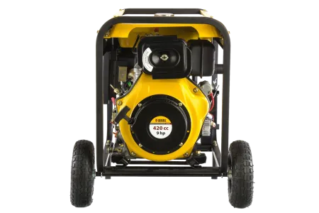 Дизельный генератор DENZEL DD6300Е, 5 кВт, 220 В/50 Гц, 15 л, электростартер