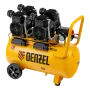 Компрессор безмасл. малошумный DENZEL DLP -3000/50, 3 кВт, 2х1,5 кВт,50 л, 2850 об/мин,500 л/мин