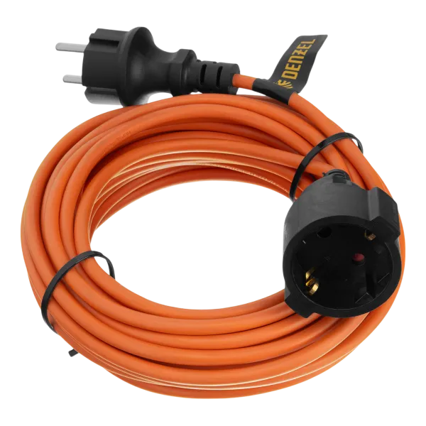 Удлинитель-шнур силовой Garden Series DENZEL, ПВС, 10м, 1 розетка, 3 x 1 мм