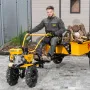 Мотоблок DENZEL DPT-170S, 7 л.с., ремен.сцеп, фрез 3х4, ШОМ, передачи 2В/1Н