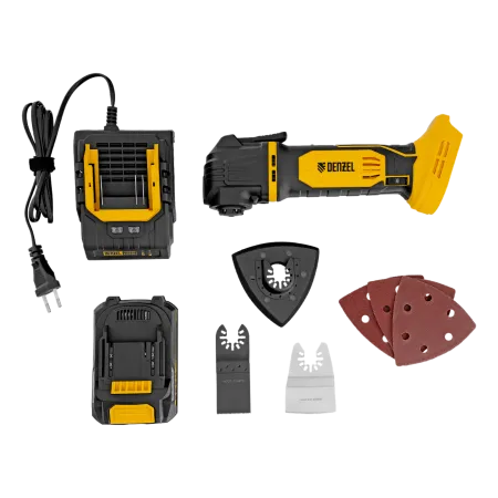 Инструмент многофункциональный аккумуляторный DENZEL CMTH-20, Li-Ion, 20 В