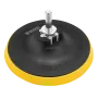 Тарелка опорная для дрели и УШМ DENZEL с липучкой, 115 мм, стандартная, с адаптером c М14 на d8