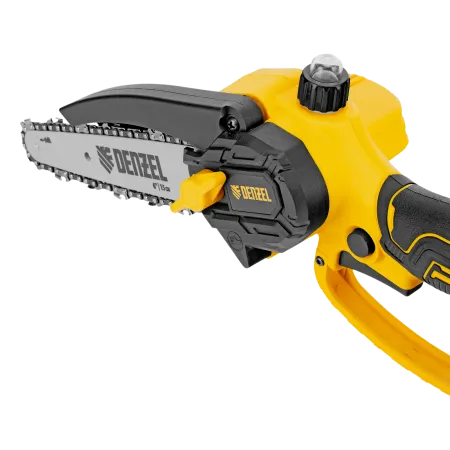 Цепная мини-пила аккумуляторная бесщет. DENZEL CCS-150, шина 150 мм, Li-Ion, 20 В
