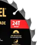 Пильный диск по дереву DENZEL ф250 х 30 мм, 24 зубьев