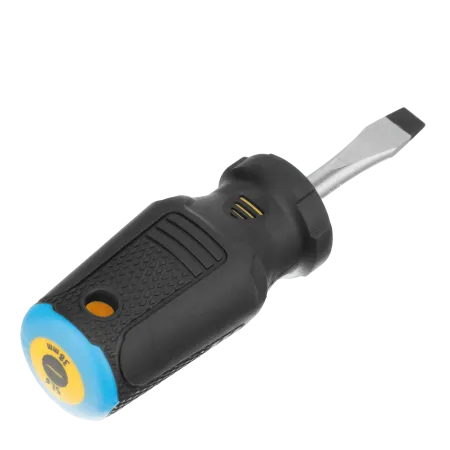 Отвертка DENZEL SL6x38 мм, CrV, трехкомпонентная рукоятка