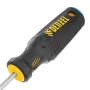 Отвертка DENZEL SL5x100 мм, CrV, трехкомпонентная рукоятка