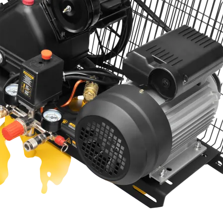 Компрессор воздушный DENZEL BCV2200/100V, 2.3 кВт, ременный привод, 100 литров, 440 л/мин