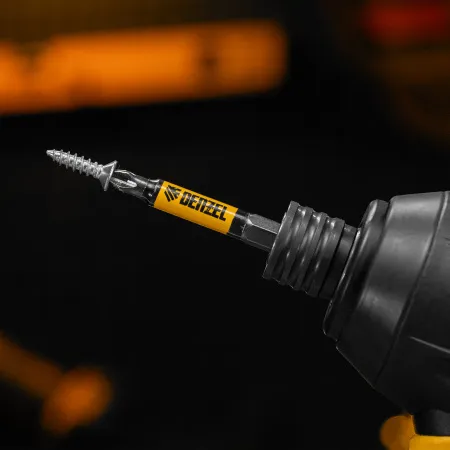 Бита DENZEL PH2х60, сталь S2, цилиндр., 10 шт. Е 6,3
