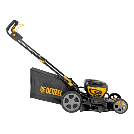 Газонокосилка аккумуляторная бесщет. DENZEL DLM-460, 460 мм, травосб. 65 л., Li-Ion, 40 В