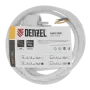Шнур сетевой Energy Series DENZEL, ПВС, 1,5 м, 3 x 1,5 мм, с неразборной вилкой, белый