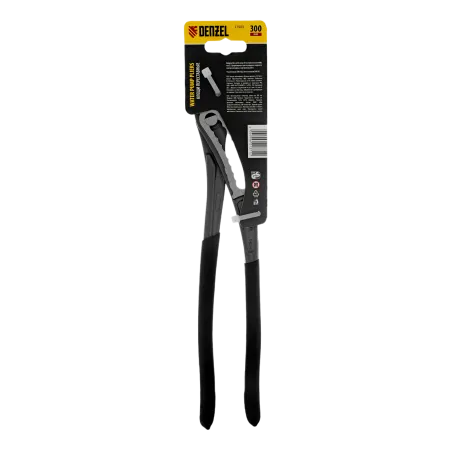 Клещи переставные DENZEL обливные рукоятки, 300 мм