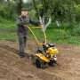 Мотоблок DENZEL DPT-170S, 7 л.с., ремен.сцеп, фрез 3х4, ШОМ, передачи 2В/1Н