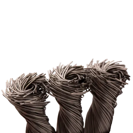 Щетка для УШМ DENZEL 746343, 150 мм, «плоская», крученая нержавеющая проволока 0.5мм, посадка 22.2 мм