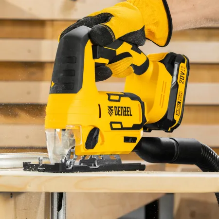 Лобзик аккумуляторный DENZEL CJH-20-80, Li-Ion, 20 В