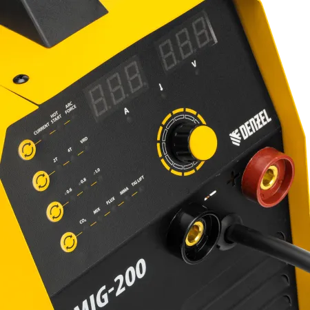 Аппарат инвертор. полуавтомат. cварки DENZEL IMIG-200, 200 А, ПВ 60%, катушка 5 кг