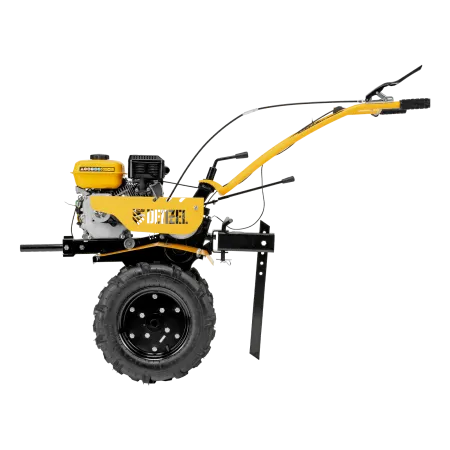 Мотоблок DENZEL DPT-370S, 7 л.с., ремен.сцеп, фрез 3х4, ШОМ, передачи 3В/1Н