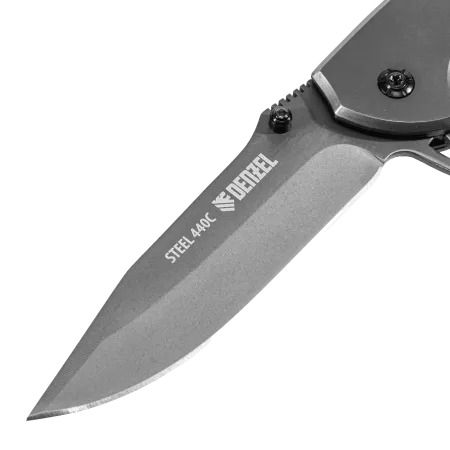 Нож складной DENZEL многоцелевой, системы Liner-Lock, с накладкой G10 на классической рукоятке