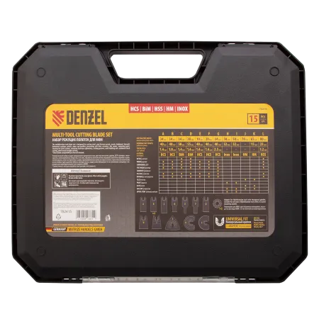 Набор насадок для МФИ DENZEL 782415 универсальный, 15 шт.