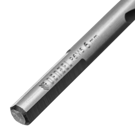 Сверло спиральное по металлу DENZEL 6 x 93 мм, Р6М5, Golden Tip, многогранная заточка