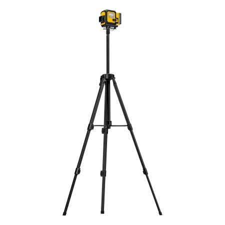 Лазерный уровень мультипризменный DENZEL DLV-360-3T, 30 м, зеленый луч, Li-Ion 2,4 Aч, штатив