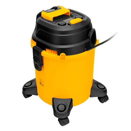 Пылесос строительный DENZEL RVC20, 1400 Вт, бак 20 л, шланг 3 м, розетка с автосинхр.