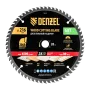 Пильный диск по дереву DENZEL ф216 х 20 мм, 60 зубьев