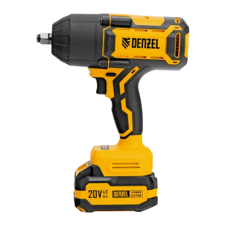 Гайковерт ударный аккумуляторный бесщет. DENZEL CIWH-BL-20-1000, Li-Ion, 20 В