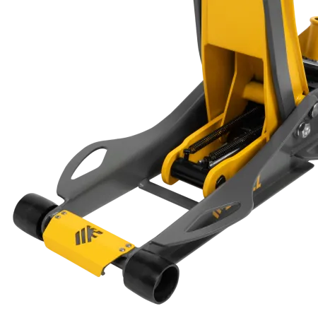 Домкрат гидравлический подкатной DENZEL 3 т, 75-500 мм, быстрый подъем, низкий подхват, проф.