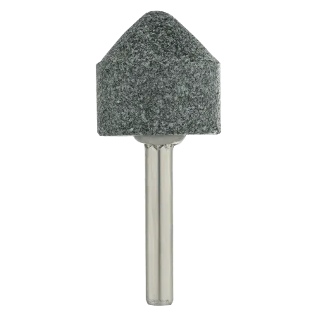 Шарошка абразивная DENZEL конус, для дрели, 25 x 25 мм, хвостовик d6 мм, 63С